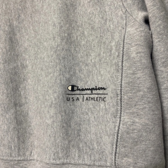 Champion Heather Gray Full-Zip Hoodie - Picture 5 of 6